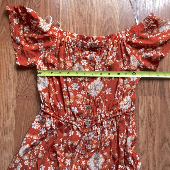 Abel the Label burnt orange dress - Picture 4 of 11